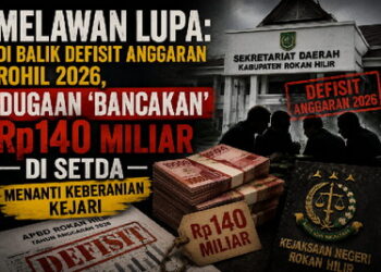 Anomali Anggaran Miliaran Setda Rohil Dibalik Defisit: Keberanian Kejari Dinanti, Tak hanya Tajam kepada yang Kecil