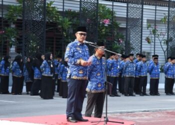 Peringatan Harkitnas ke-118 di Bengkalis Berlangsung Khidmat, Wabup Ajak Perkuat Literasi Digital