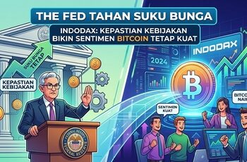 The Fed Tahan Suku Bunga, INDODAX: Kepastian Kebijakan Bikin Sentimen Bitcoin Tetap Kuat