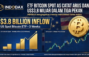 ETF Bitcoin Spot AS Inflow US$3,8 Miliar, Pasar Tetap Waspada
