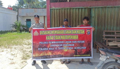 Karhutla Bukan Cuma Urusan Polisi, Ipda Bambang: Jangan Andalkan Aparat