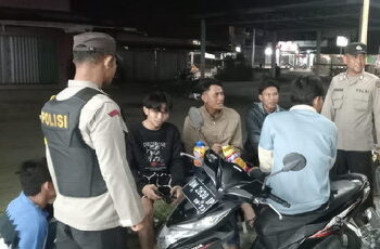 Polsek Langgam Sisir Jalur RAPP, Cegah Curanmor dan Kejahatan C3