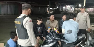 Polsek Langgam Sisir Jalur RAPP, Cegah Curanmor dan Kejahatan C3