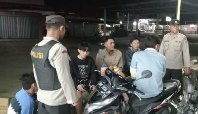Polsek Langgam Sisir Jalur RAPP, Cegah Curanmor dan Kejahatan C3