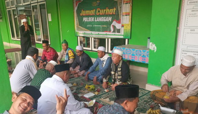 Kapolsek Langgam Ipda Bambang Ajak Warga Aktif Jaga Keamanan Lingkungan