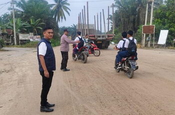 Polisi Turun ke Koridor RAPP KM 40, Lalu Lintas Diatur
