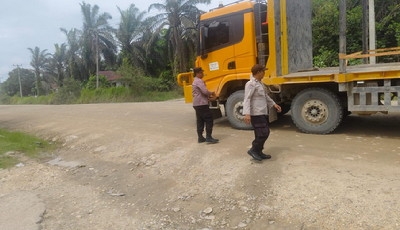 Pengaturan Lalu Lintas Langgam, Polisi Jaga Koridor RAPP Km 40