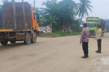 Polsek Langgam Siaga Pagi, Keselamatan Pengguna Jalan Jadi Prioritas