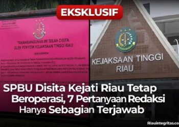 SPBU Disita Kejati Riau Tetap Beroperasi, 7 Pertanyaan Redaksi Hanya Sebagian Terjawab